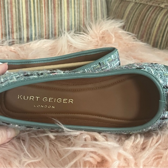 Kurt Geiger Multicolor Tweed Flats - Picture 8 of 10